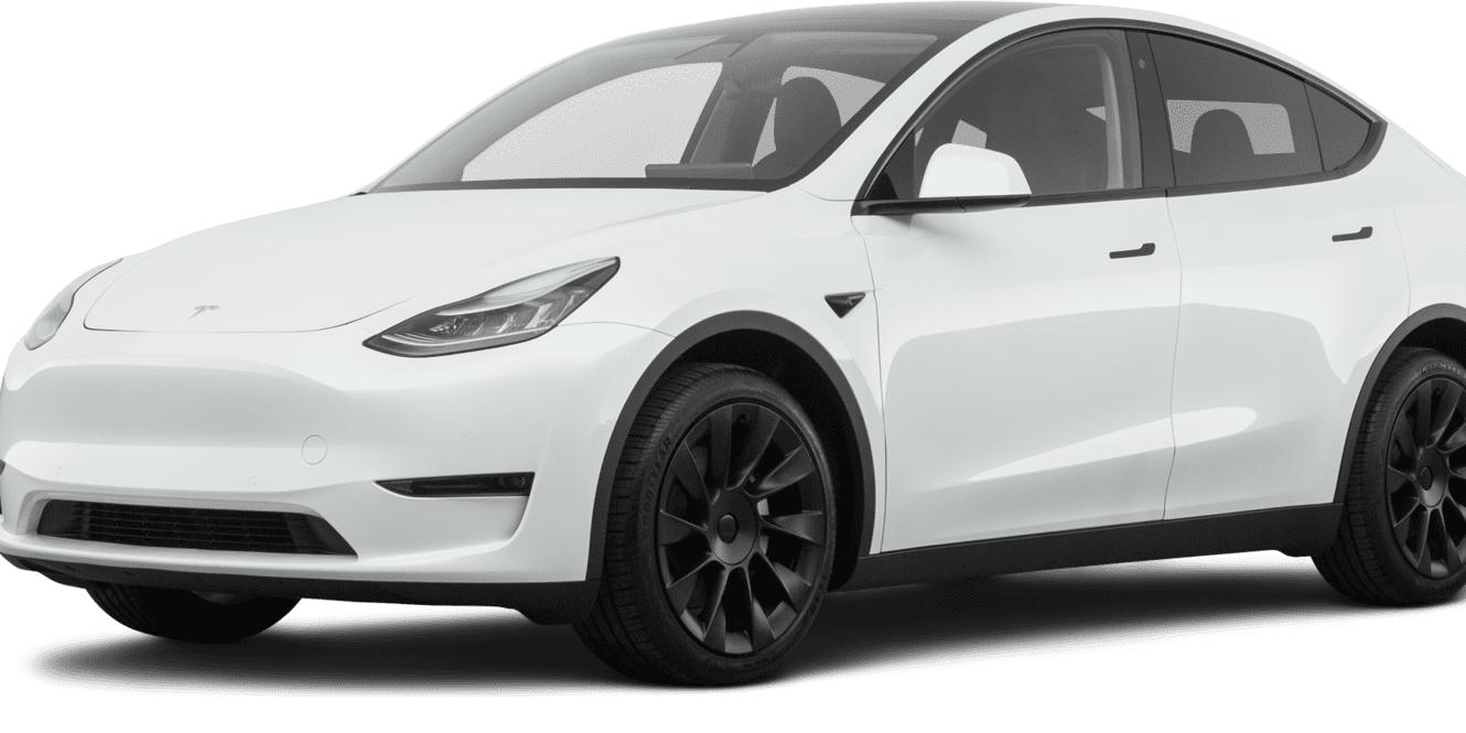 TESLA MODEL Y 2020 5YJYGDEF0LF009872 image